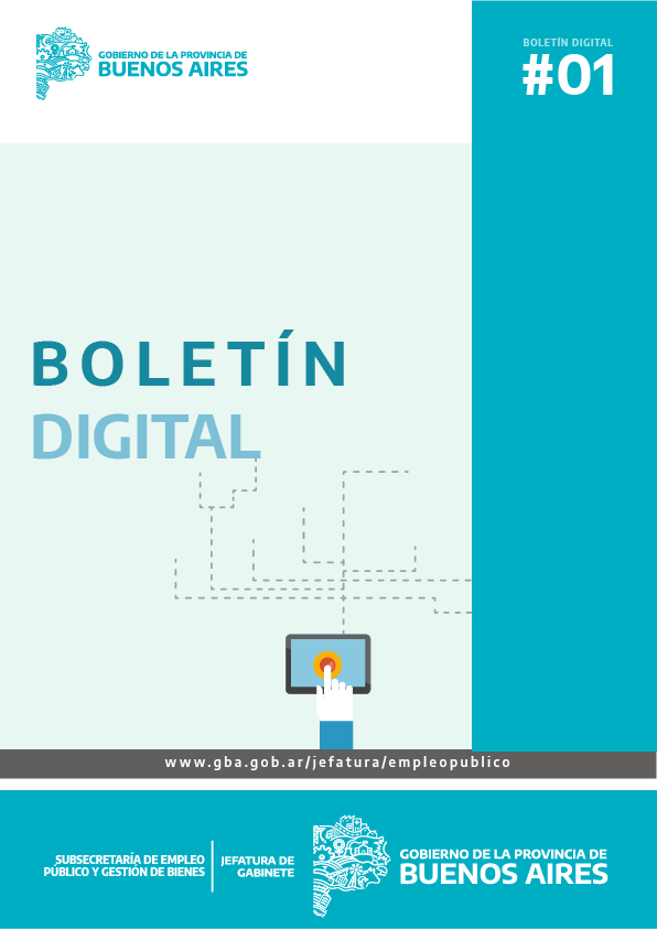 Boletin Digital  N°1 - Subsecretaría de Empleo Público y Gestión de Bienes