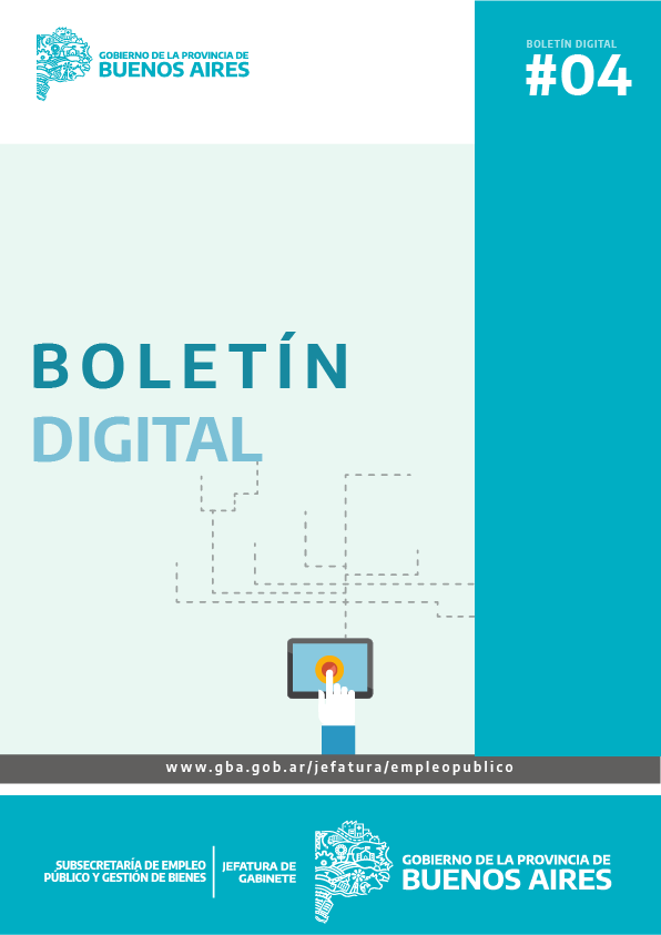 Boletin Digital  N°4 - Subsecretaría de Empleo Público y Gestión de Bienes