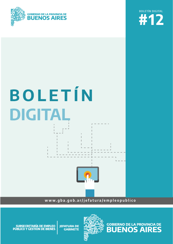 Boletin Digital  N°12 - Subsecretaría de Empleo Público y Gestión de Bienes