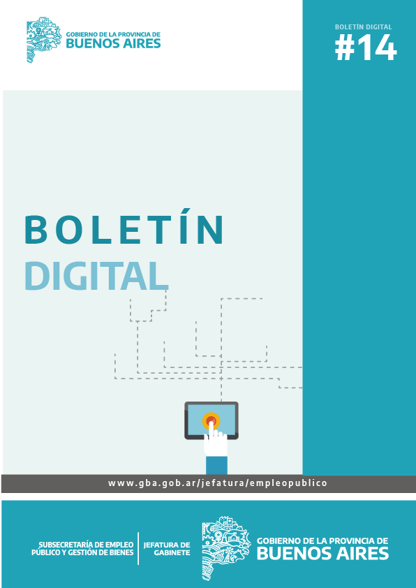 Boletin Digital  N°14 - Subsecretaría de Empleo Público y Gestión de Bienes