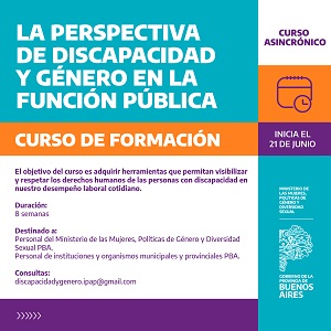 La perspectiva de discapacidad y género en la función pública