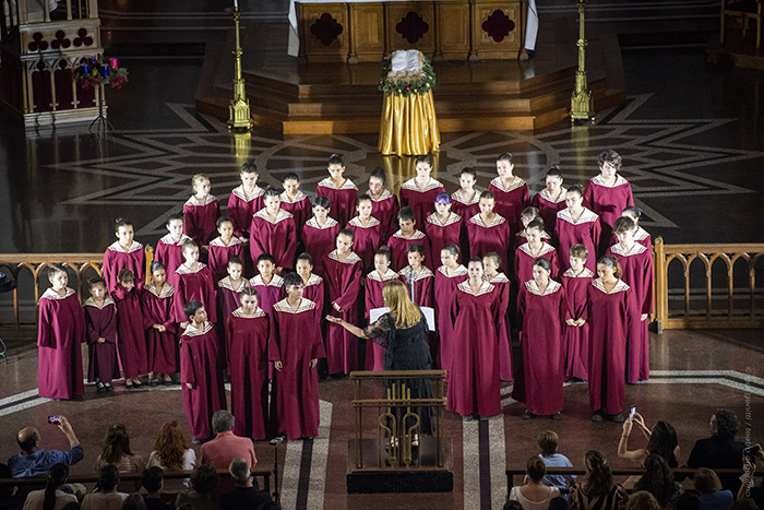 Concierto del Coro de Niñxs en la Catedral de La Plata