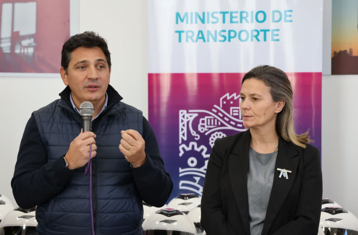 Marinucci junto a la intendenta María José Gentile.