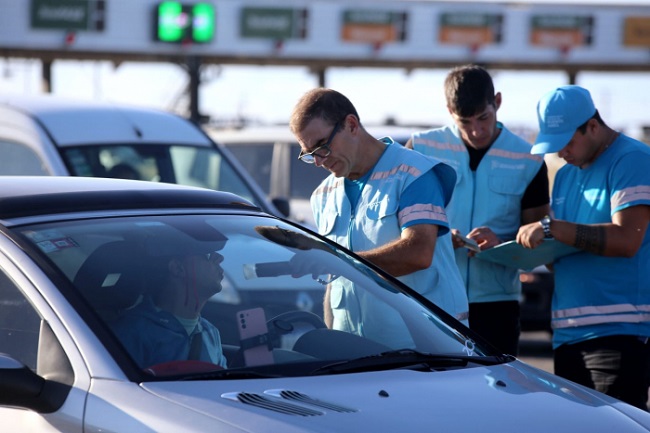 Transporte continúa con los operativos de alcoholemia y fiscalización.