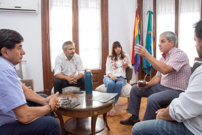 Matías Moreno recibió a miembros del CECIM