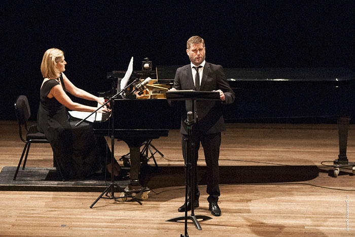 El barítono Sebastián Sorarrain y la pianista María del Carmen Calleja se presentarán en la Sala Piazzolla.