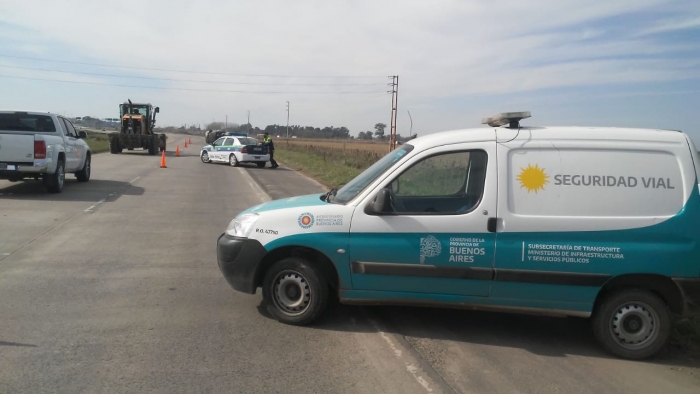 Unidad de Seguridad Vial asistió a vehículo en Ruta 6