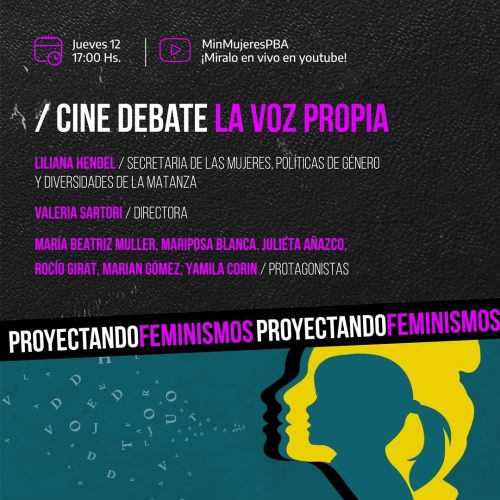 Cine debate sobre "La voz propia"