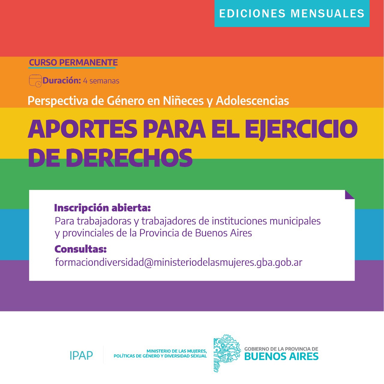 Perspectiva de Género y Diversidad Sexual en Niñeces y Adolescencias: Aportes para el Ejercicio de Derechos