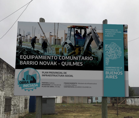 Puesta en marcha de obras en barrio “Novak”