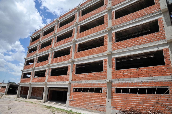 La construcción del edificio avanza a buen ritmo