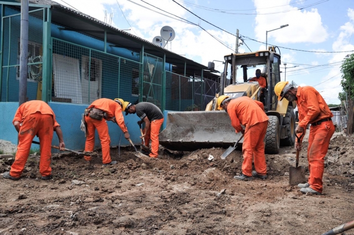 Obras en ejecución en Villa Porá