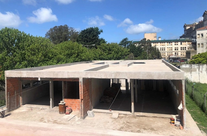 Obras en Hospital Alende, Mar del Plata. 