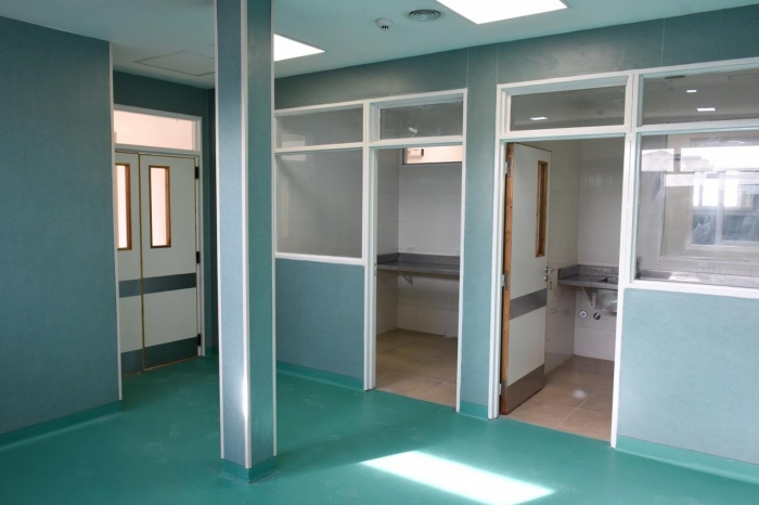 Nuevo sector de guardia y emergencias en el hospital materno infantil de azul