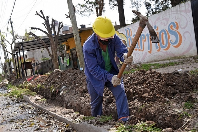 Reactivación de obras de reurbanización en "Puerta de Hierro"