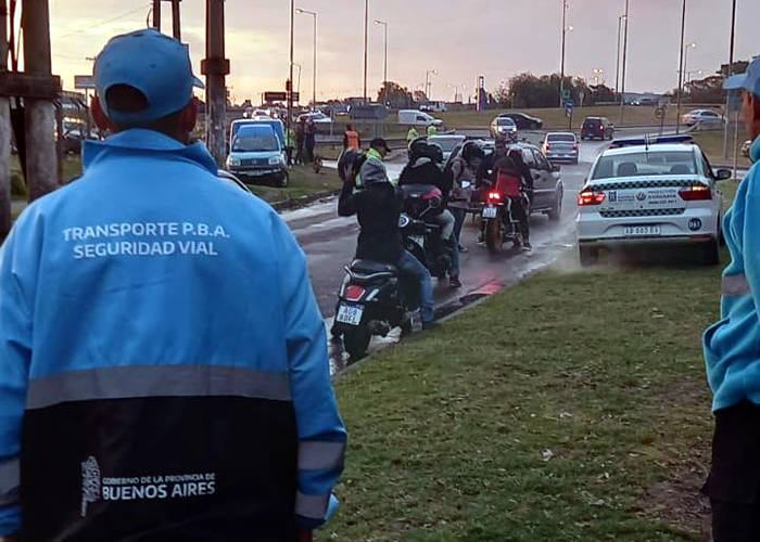 Inédito operativo de Transporte contra las carreras ilegales