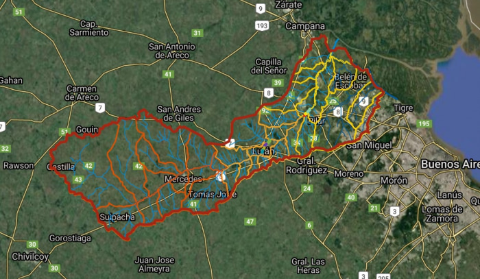 Licitación Nacional para municipios de la Cuenca del Río Luján