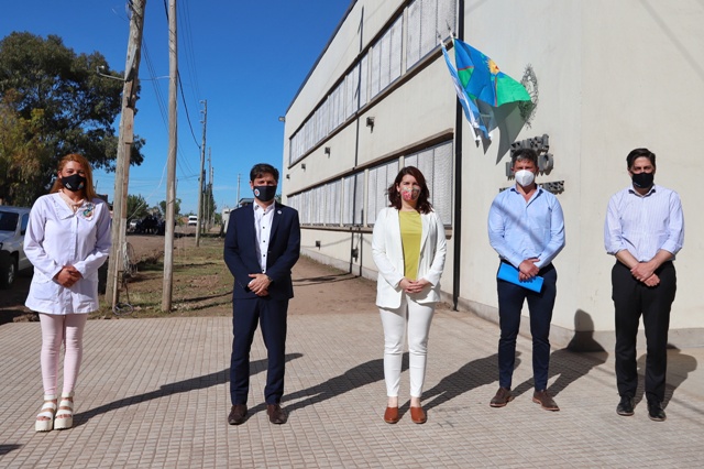 Axel Kicillof encabezó en Moreno la inauguración de instalaciones educativas 