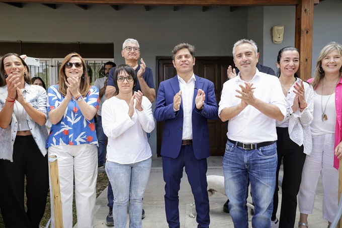 Kicillof inauguró una Casa de Abrigo para niños en situación de vulnerabilidad social