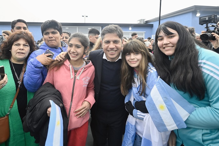 Kicillof inauguró el nuevo edificio de la Escuela Secundaria N° 14 en Presidente Derqui