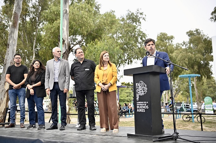Inauguración de obras en Berisso