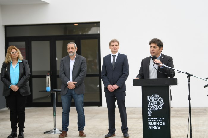 Kicillof y Torres inauguraron los talleres de la Escuela Técnica N°1 de Laprida