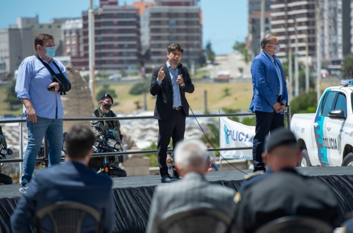 Kicillof, Berni y Montenegro encabezaron el lanzamiento del “Operativo Sol”