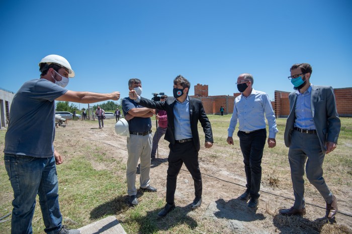 Axel Kicillof inauguró obras en Coronel Pringles