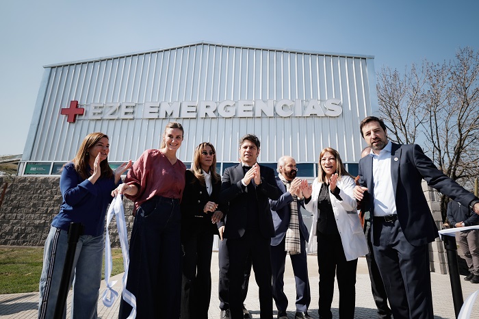Kicillof y Granados inauguraron infraestructura para reforzar la seguridad y la gestión de emergencias Axel Kicillof