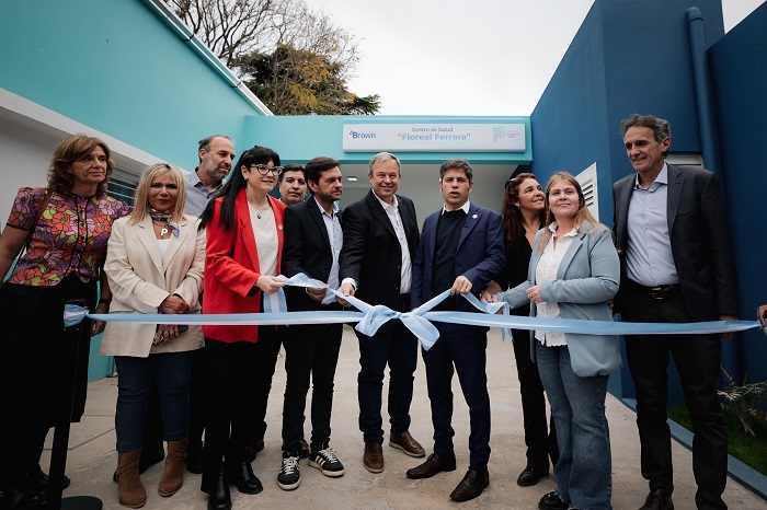 Kicillof inauguró el nuevo edificio del Centro de Atención Primaria de la Salud “Floreal Ferrara” en Burzaco Axel Kicillof