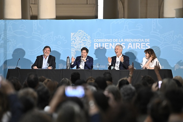 Kicillof y Sileoni encabezaron la apertura del primer Congreso Provincial de Educación Sexual Integral