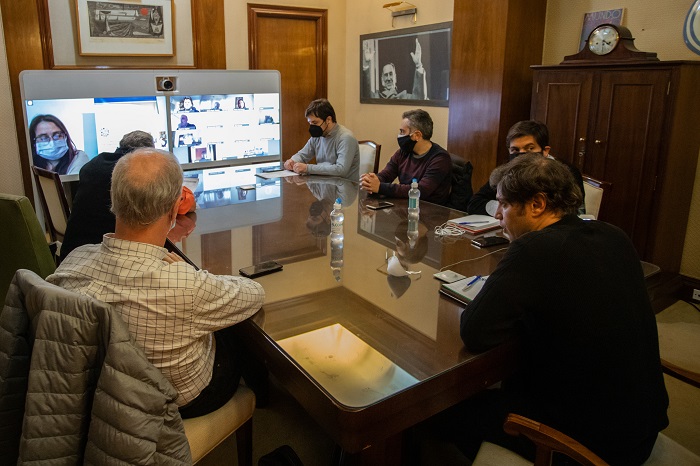 El gobernador Axel Kicillof encabezó la reunión del comité de expertos de la provincia de Buenos Aires
