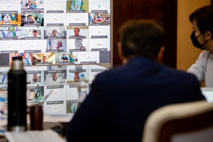 Videoconferencia con Intendentes e Intendentas 