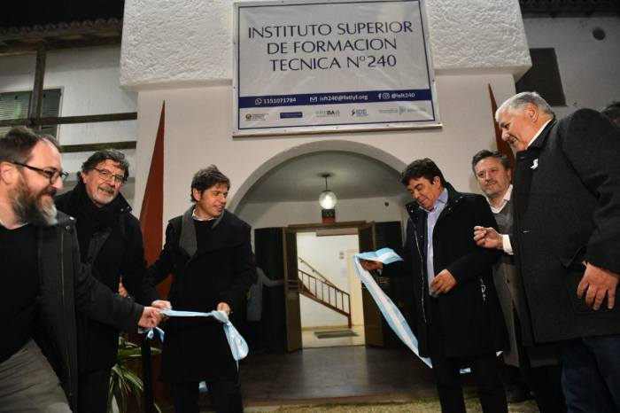 Se inauguró el Instituto Superior de Formación Técnica N° 240 en Virrey del Pino