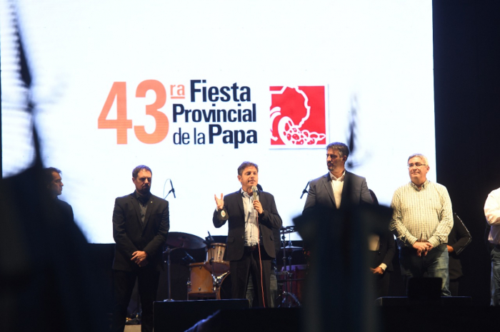 Kicillof participó de la apertura de la 43° Fiesta Provincial de la Papa y el Agricultor