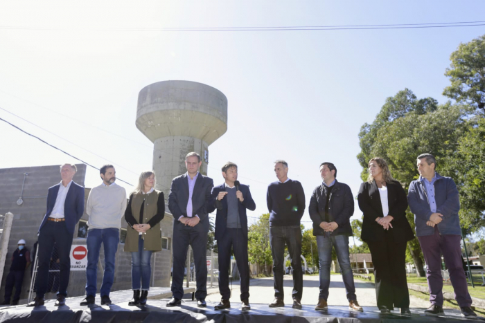 e inauguraron obras para ampliar la provisión de agua potable en General Madariaga