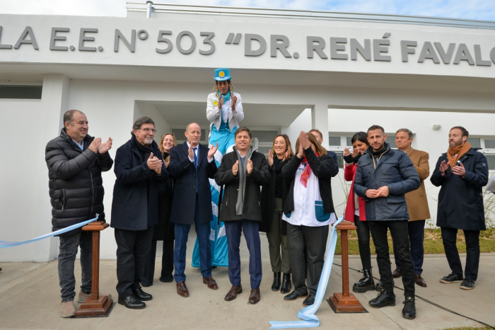Kicillof inauguró la Escuela Especial 503 de Lomas de Zamora
