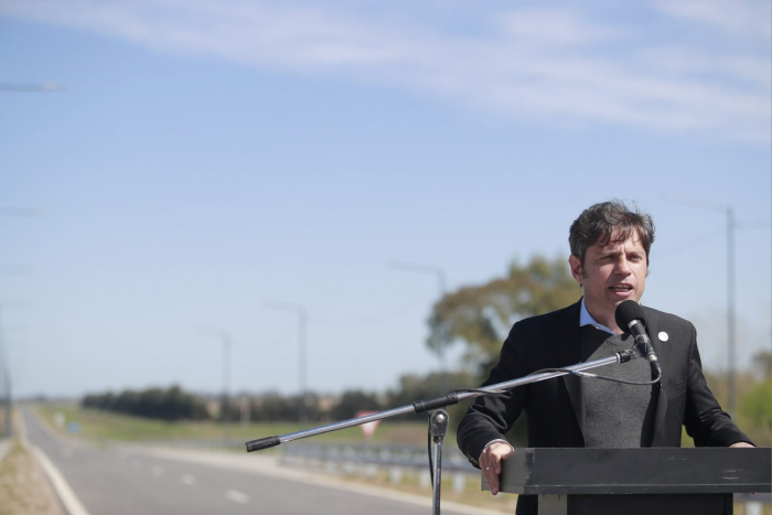 Kicillof y Katopodis encabezaron la habilitación de un tramo de la Autopista Presidente Perón