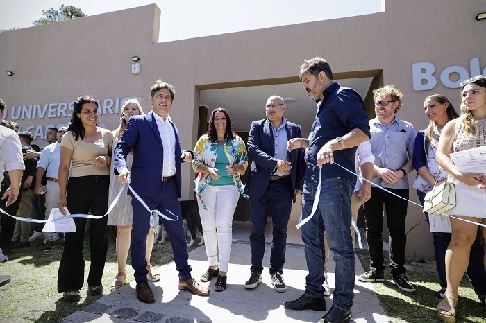 Kicillof inauguró un centro universitario y se reunió con representantes del sector productivo