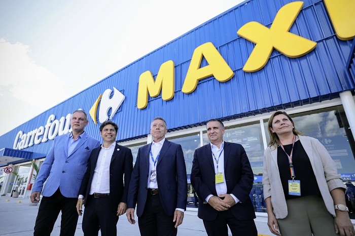 Kicillof participó de la apertura de un comercio mayorista en General Madariaga