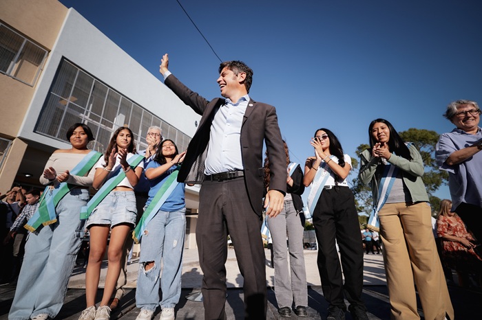 Kicillof: “Con cada nueva escuela ratificamos nuestro compromiso de invertir en la educación de los bonaerenses”