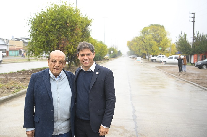 Obra de pavimentación en Berazategui