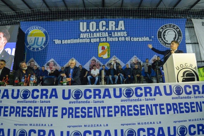 El Gobernador en la inauguración del predio de la UOCRA en Avellaneda