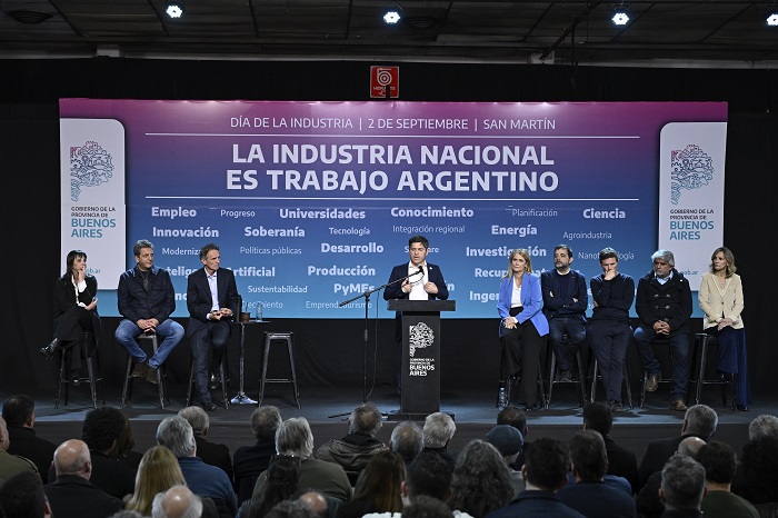 Kicillof: “Hay un futuro mejor para la provincia y el país: es con producción y con industria”