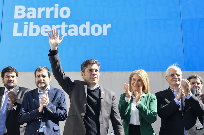 Kicillof inauguró la Escuela Secundaria N°58 en San Martín