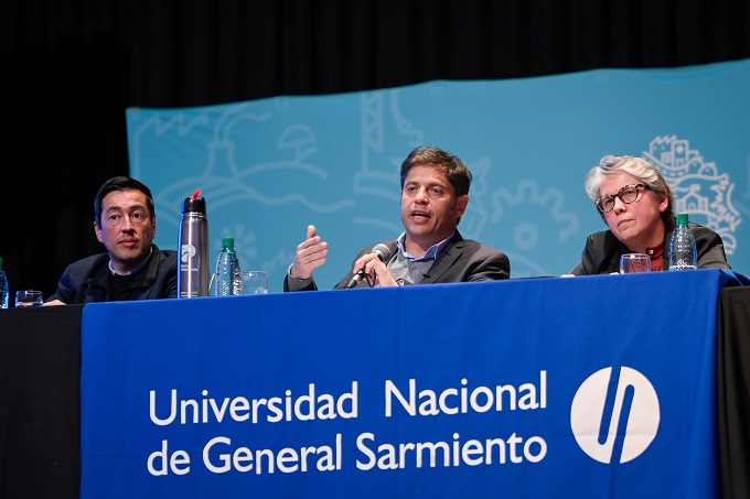 Kicillof: "La universidad pública y gratuita es condición necesaria para el desarrollo con inclusión"