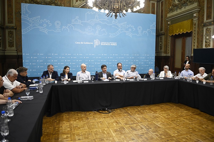 Kicillof se reunió con representantes del sector energético