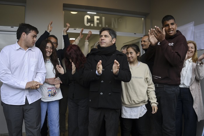 Kicillof inauguró el nuevo Centro de Formación Integral N°1