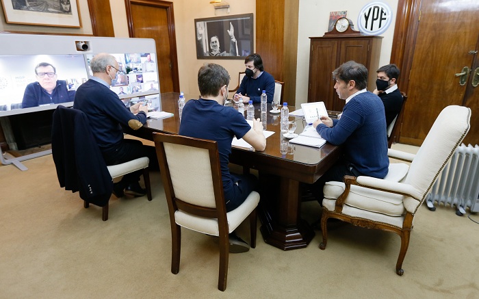 Mesa de trabajo con intendentes de la costa atlántica