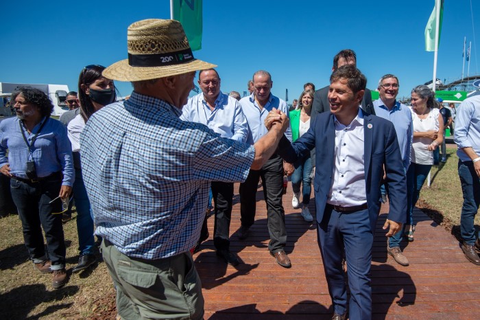 Kicillof participó de la inauguración de Expoagro 2022